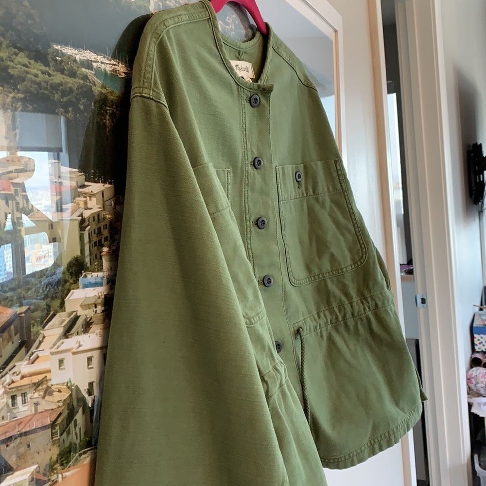 Madewell army green utility jacket size small - Picture 7 of 10